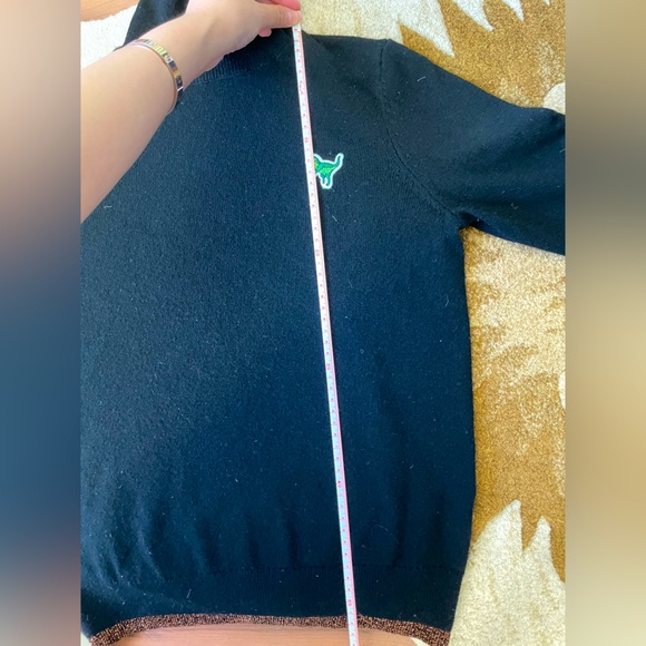 Coach 1941 Black Cashmere Turtleneck with Rexy Patch, Size US - Picture 11 of 12